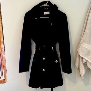 Calvin Klein Black Peacoat